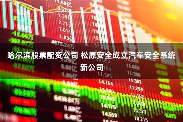 哈尔滨股票配资公司 松原安全成立汽车安全系统新公司