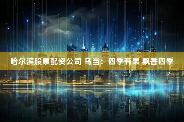 哈尔滨股票配资公司 乌当：四季有果 飘香四季