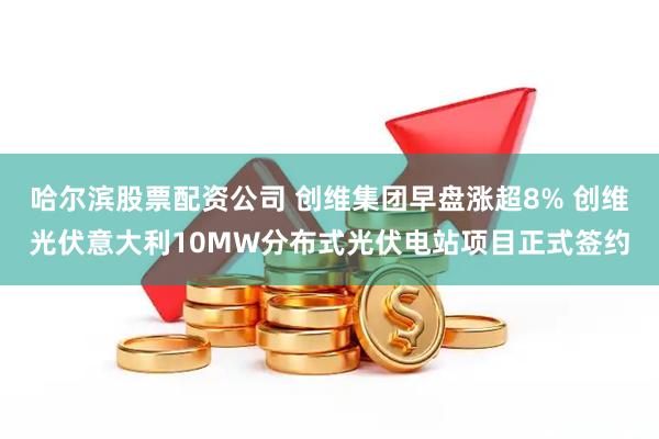 哈尔滨股票配资公司 创维集团早盘涨超8% 创维光伏意大利10MW分布式光伏电站项目正式签约