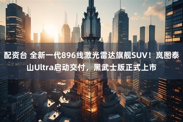 配资台 全新一代896线激光雷达旗舰SUV！岚图泰山Ultra启动交付，黑武士版正式上市